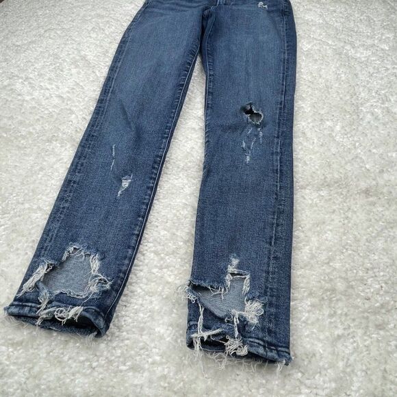 Agolde Sophie High Rise Skinny Distress Crop Jean - Picture 11 of 16
